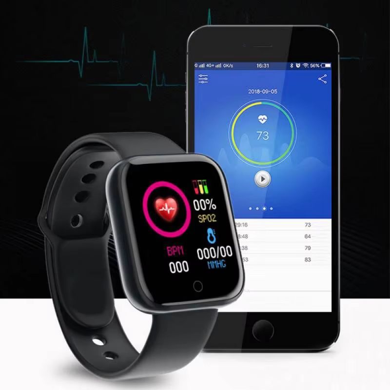 Smart Watch Sport Men Fitness Monitoring Woman Smartwatch Bluetooth Connection Message Remind Health 116Plus Clock D13 Bracelet