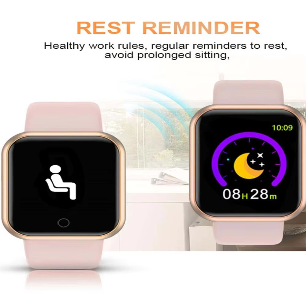 Smart Watch Sport Men Fitness Monitoring Woman Smartwatch Bluetooth Connection Message Remind Health 116Plus Clock D13 Bracelet