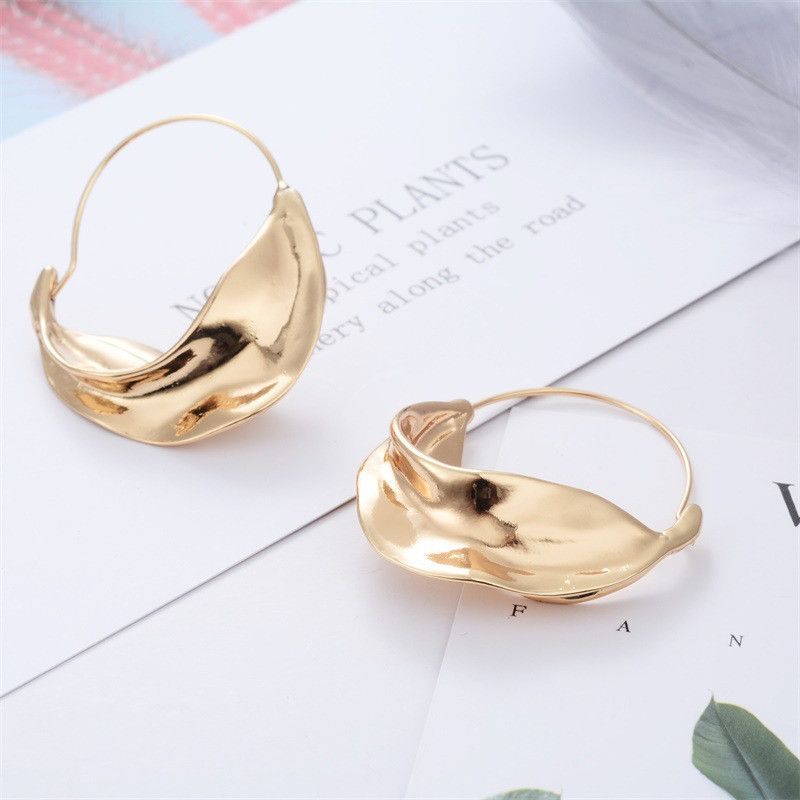 Women Earrings Irregular Earrings For Women  Alloy Flower Basket Earrings Ladies