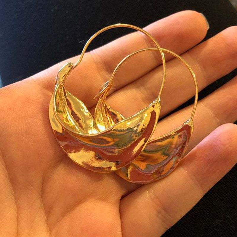 Women Earrings Irregular Earrings For Women  Alloy Flower Basket Earrings Ladies