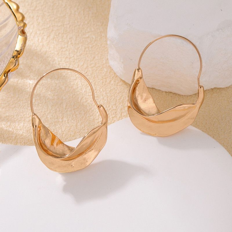 Women Earrings Irregular Earrings For Women  Alloy Flower Basket Earrings Ladies