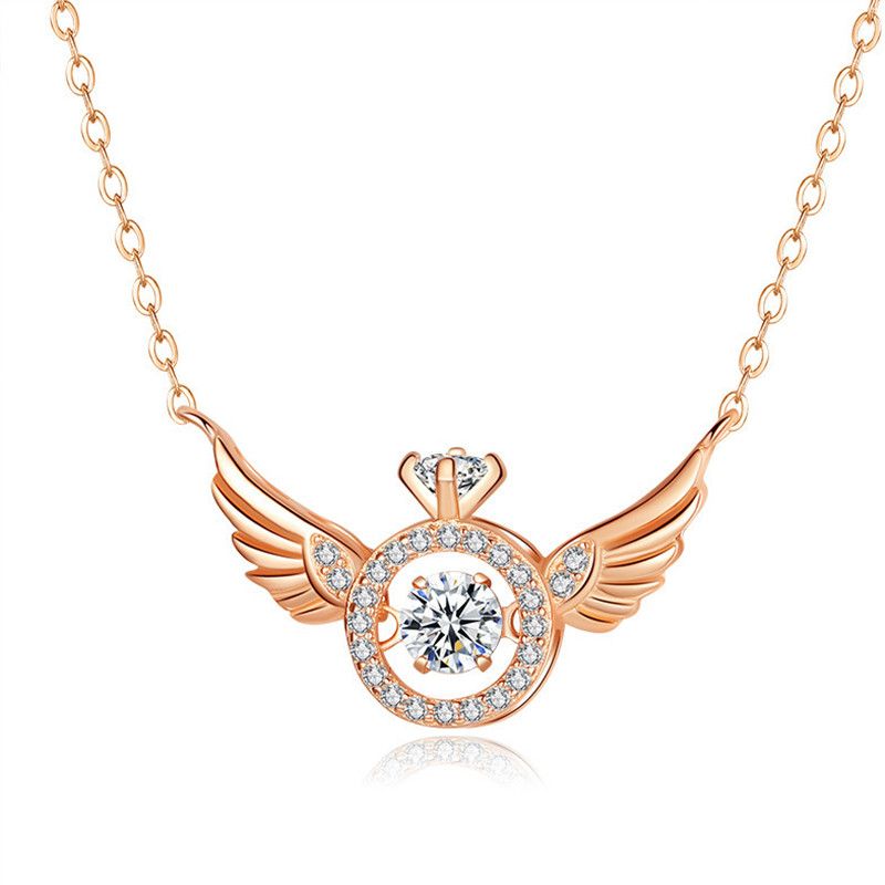 Women Necklaces Women Jewelry Ladies Angel Wing Necklaces For Women Pendant Necklaces Ladies