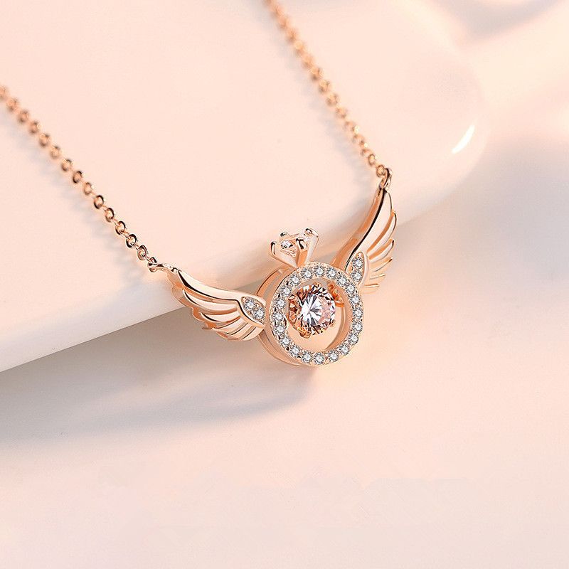 Women Necklaces Women Jewelry Ladies Angel Wing Necklaces For Women Pendant Necklaces Ladies