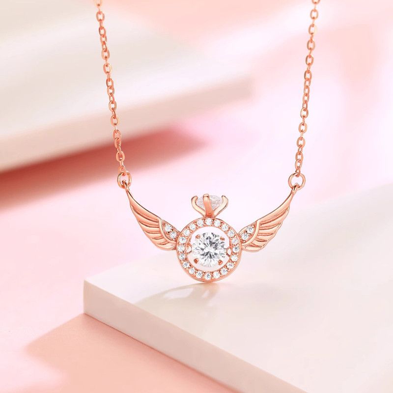 Women Necklaces Women Jewelry Ladies Angel Wing Necklaces For Women Pendant Necklaces Ladies