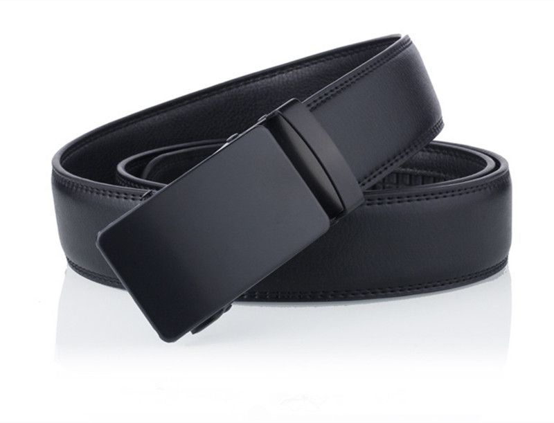 Belts Men's Automatic Buckle Belts For Men's Leather Belt Business Casual Black Belt Mens