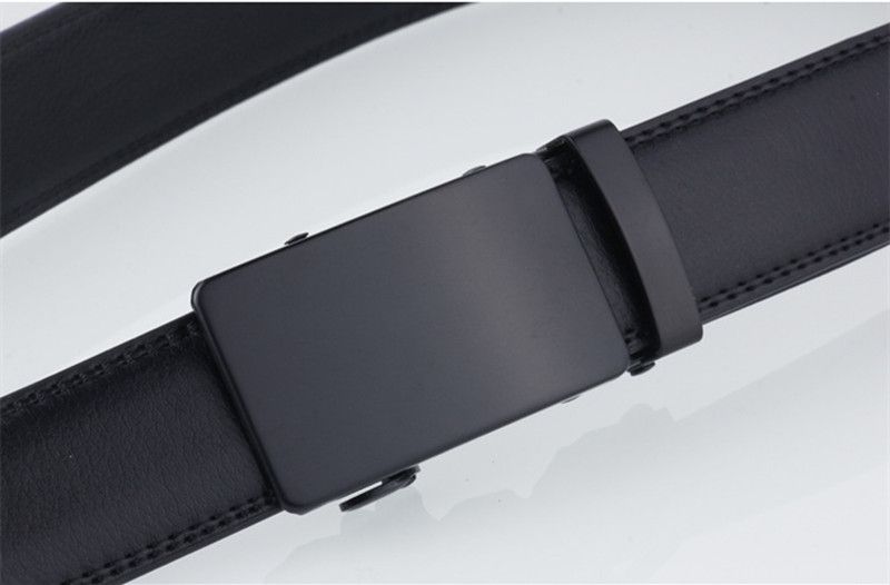 Belts Men's Automatic Buckle Belts For Men's Leather Belt Business Casual Black Belt Mens