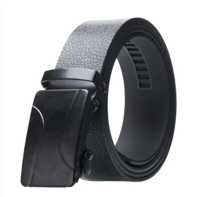 Belts Men's Automatic Buckle Belts Men's Leather Belt Business Casual Black Belt Men Belts For Men