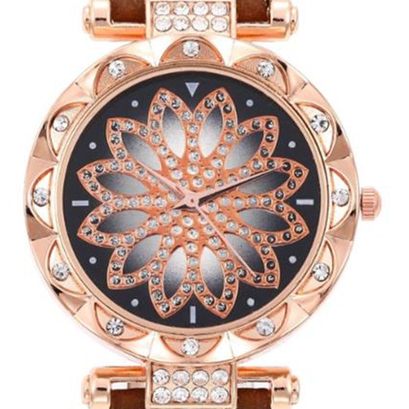 Women Watches Ladies' Casual Watches Women's Watch Belt Watch Flower Plate Shape Watches For Women