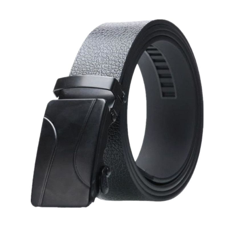 Belts Men's Automatic Buckle Belts Men's Leather Belt Business Casual Black Belt Men Belts For Men
