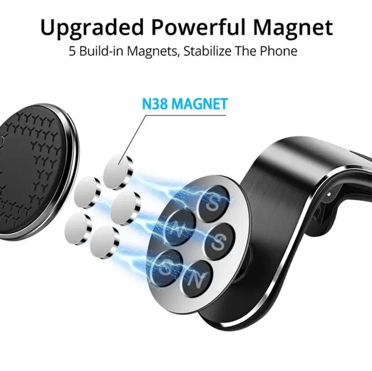 Magnetic Car Phone Holder Air Vent Clip Mount Mobile Cellphone GPS Support For Xiaomi iPhone 15 Huawei Samsung Phone Car Stand