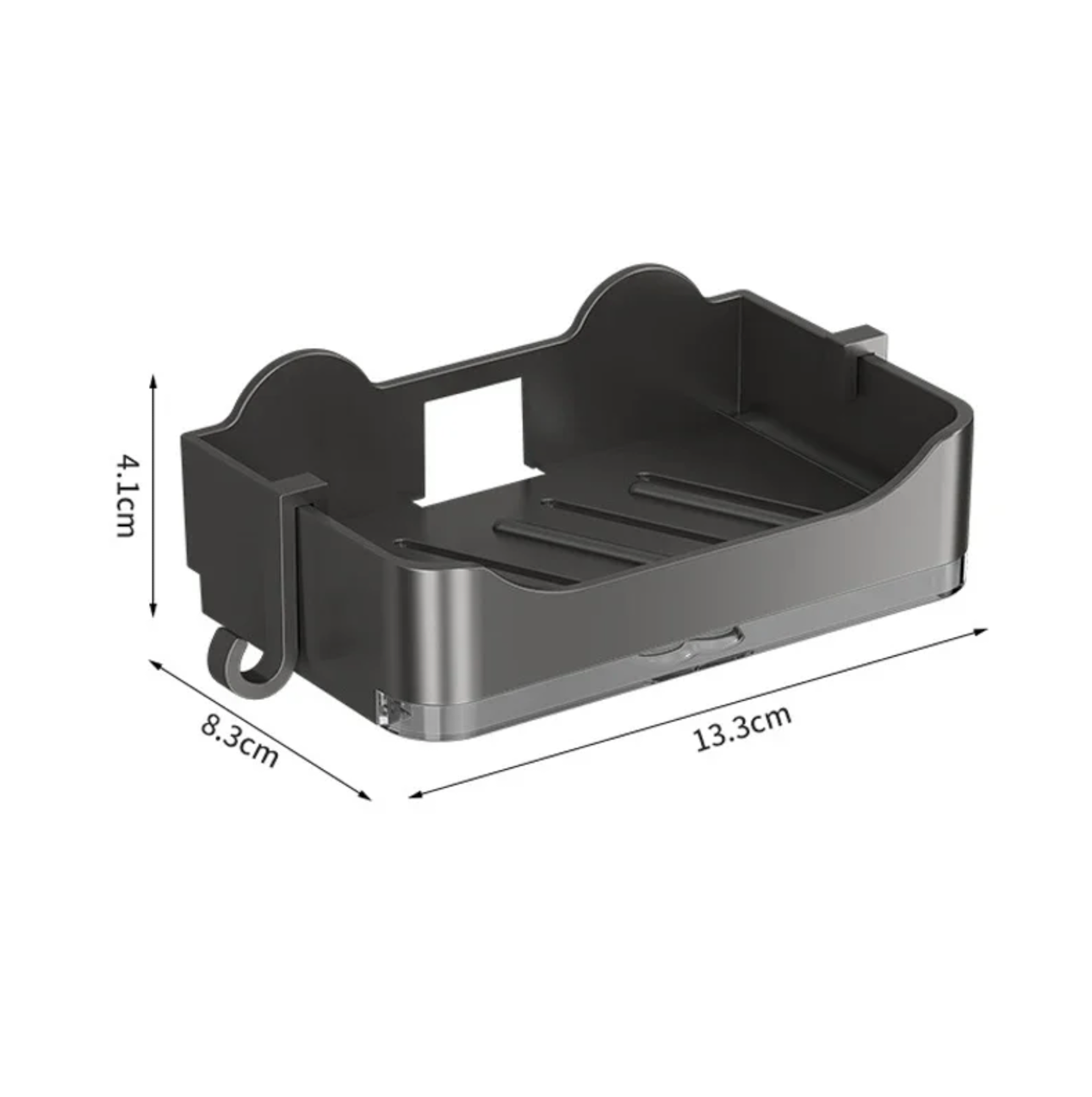 Aluminum Alloy Soap Holder Without Drilling Bathroom Soap Dish With Drain Water Wall Soap Dish Organizer Bathroom Accessories