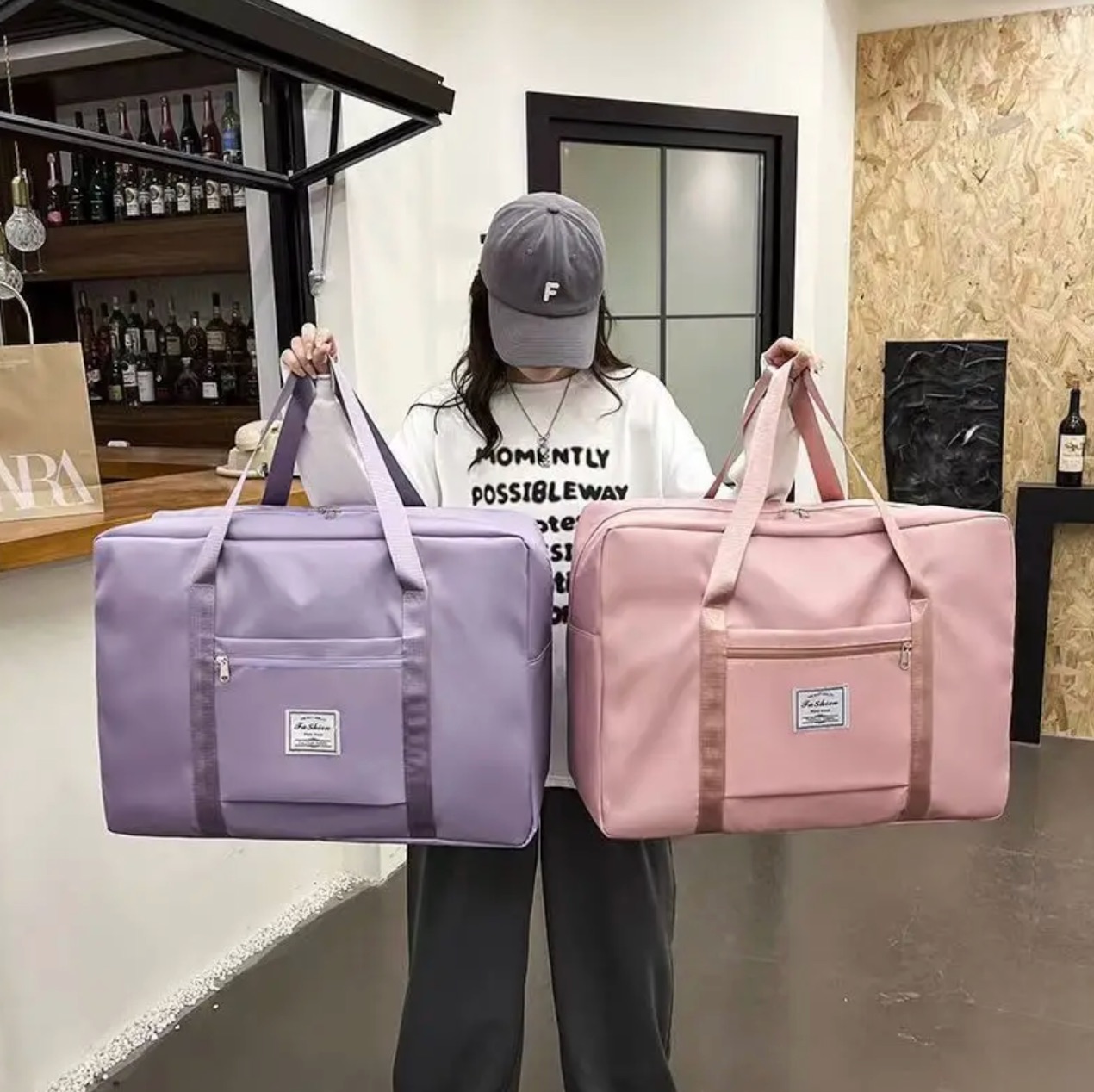 2024 Hot Sale  Travel Large Capacity Storage Bag Zipper Portable Sports Bag Versatile Gym Handbag Small, Medium, and Large