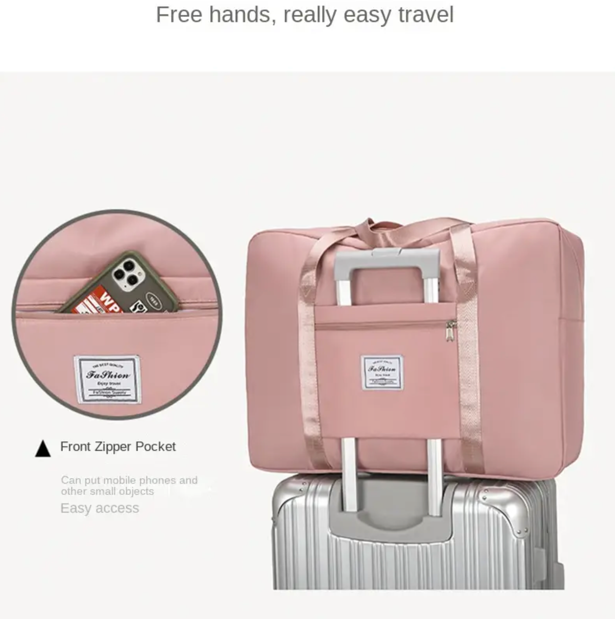 2024 Hot Sale  Travel Large Capacity Storage Bag Zipper Portable Sports Bag Versatile Gym Handbag Small, Medium, and Large
