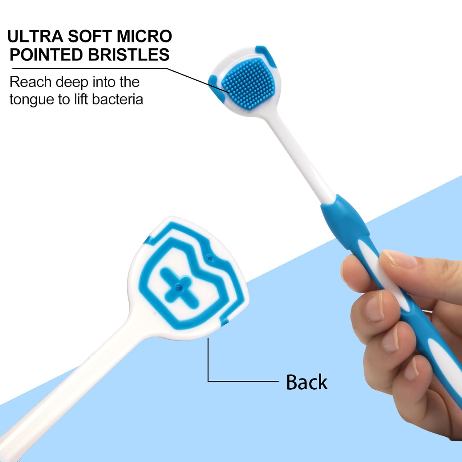 Tongue Scraper for Adults 3PCS Tongues Cleaner,Tongue Scraper With Case,Tongue Brush Helps Fight Bad Breath,Tongue Scrapper Keep Fresher Breath, Tongue Scrapers for Oral Hygiene