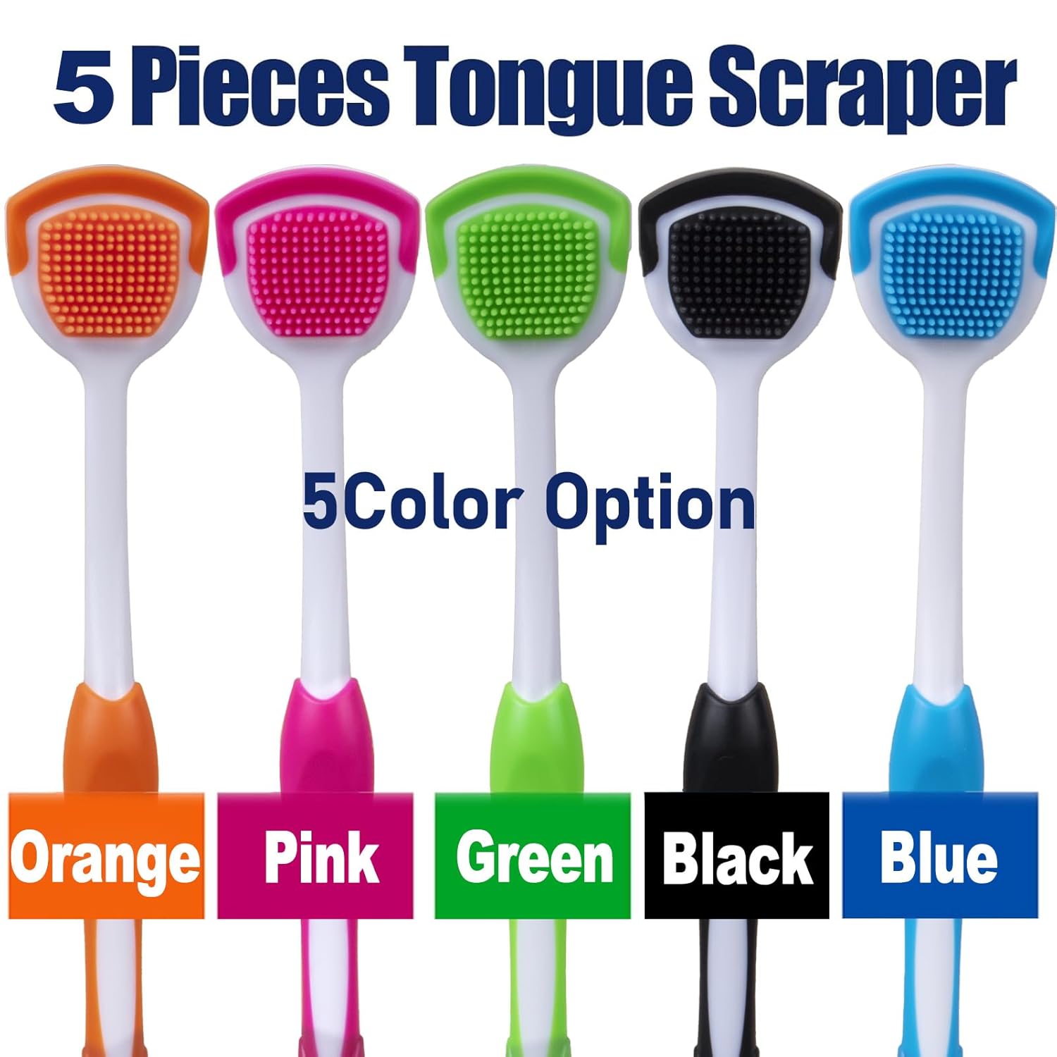 Tongue Scraper for Adults 3PCS Tongues Cleaner,Tongue Scraper With Case,Tongue Brush Helps Fight Bad Breath,Tongue Scrapper Keep Fresher Breath, Tongue Scrapers for Oral Hygiene