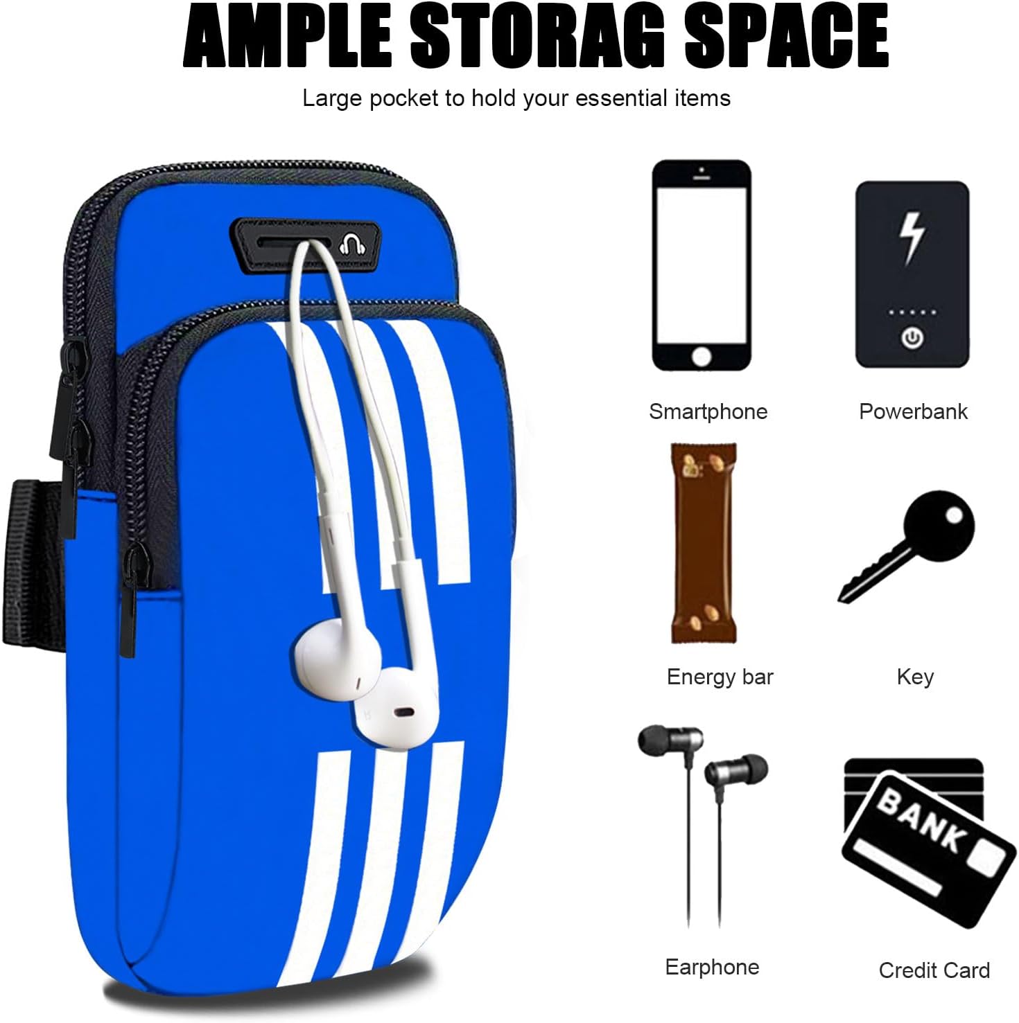Phone Holder for Running Armband Small Crossbody Bags for Women Men Kids,iPhone 11 12 13 14 15 Pro Max Xs XR X 8 7 Plus SE Mini Pouch,Samsung Galaxy Ultra Edge S24 S23 S22 S21 Note 20 Arm Bag