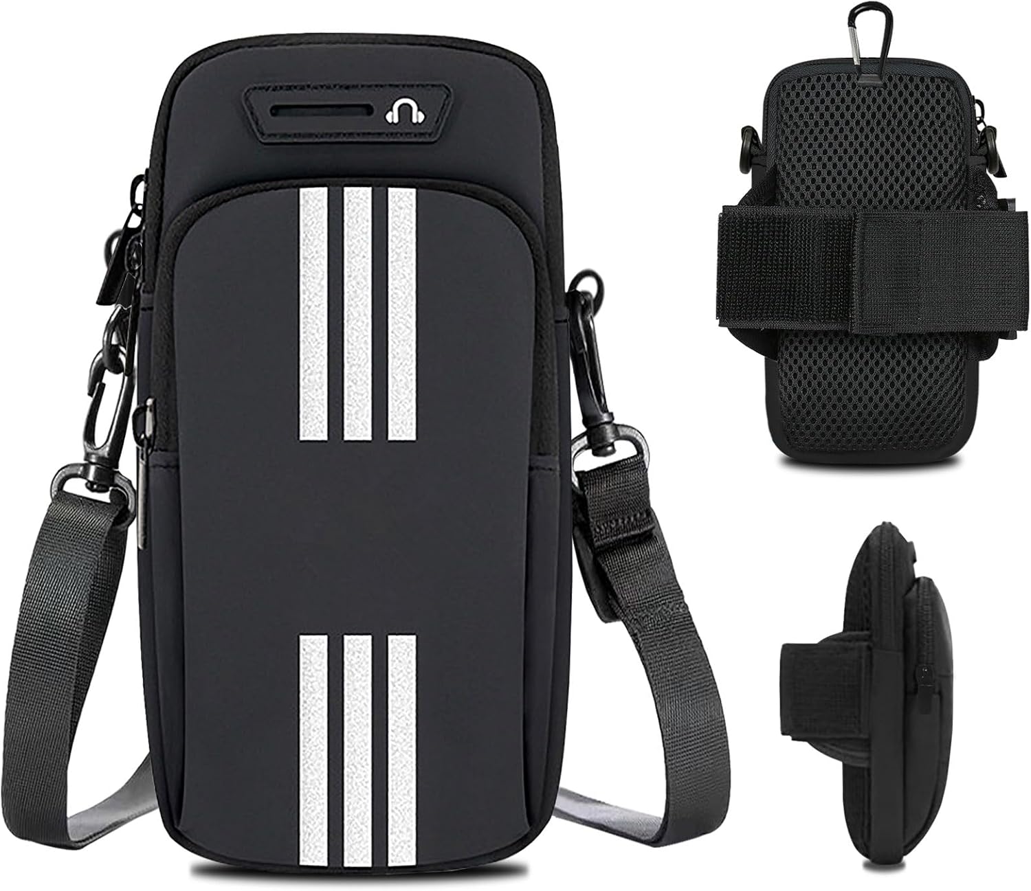 Phone Holder for Running Armband Small Crossbody Bags for Women Men Kids,iPhone 11 12 13 14 15 Pro Max Xs XR X 8 7 Plus SE Mini Pouch,Samsung Galaxy Ultra Edge S24 S23 S22 S21 Note 20 Arm Bag