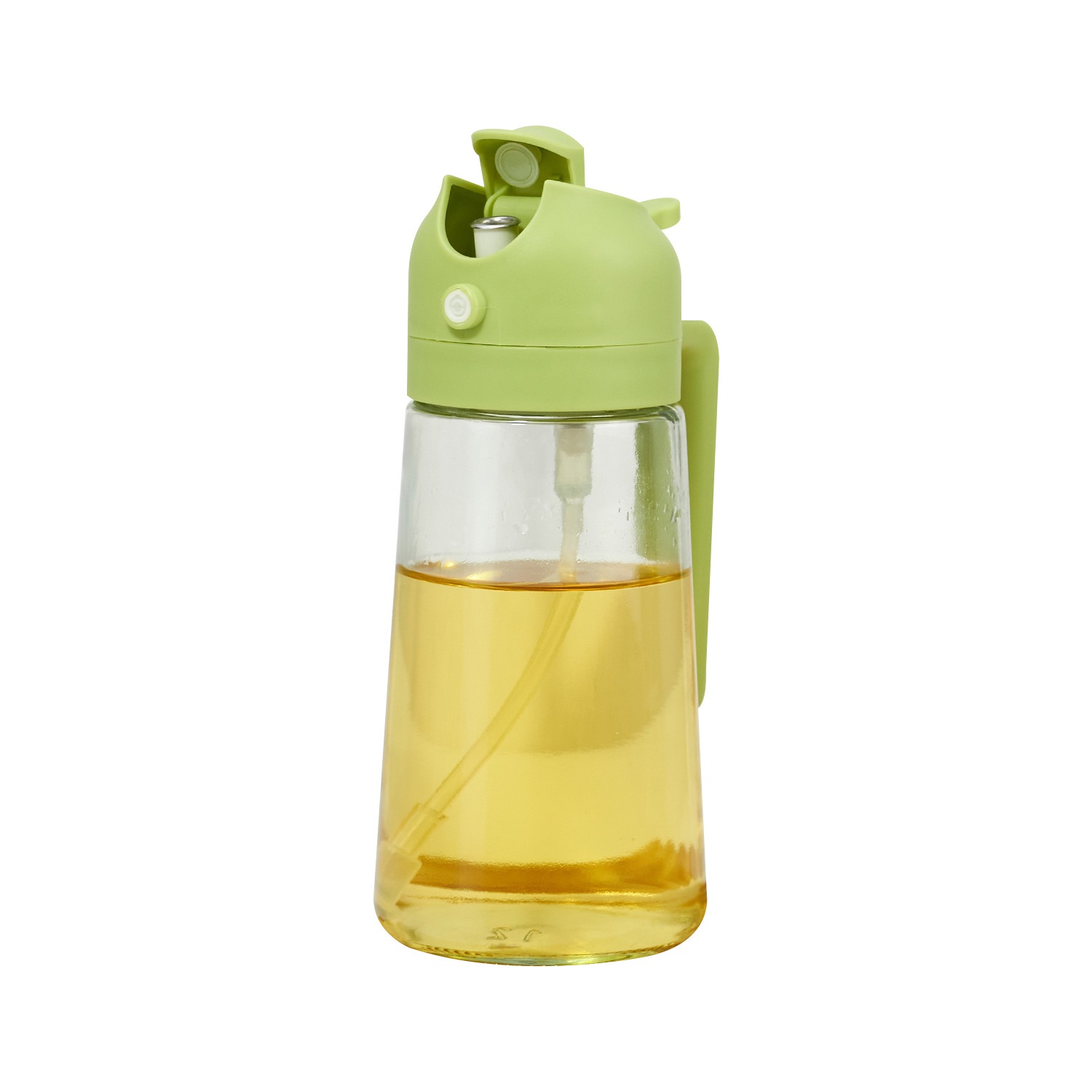 Oil Dispenser For Kitchen Oil Sprayer For Cooking 2 in 1 Oil Dispenser and Oil Sprayer Olive Oil Sprayer 16ozPremium Glass Oil Bottle, Food-grade Oil Mister for Air Fryer,Frying,Salad, BBQ