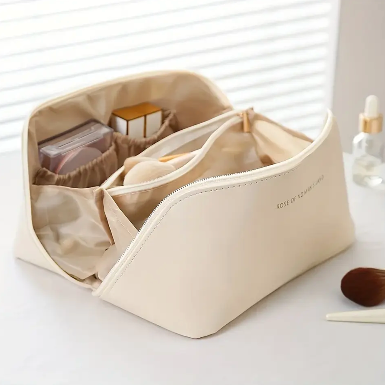 Makeup Organizer Female Toiletry Kit Bag Make Up Case Storage Pouch Luxury Lady Box, Cosmetic Bag, Organizer Bag For Travel Zip