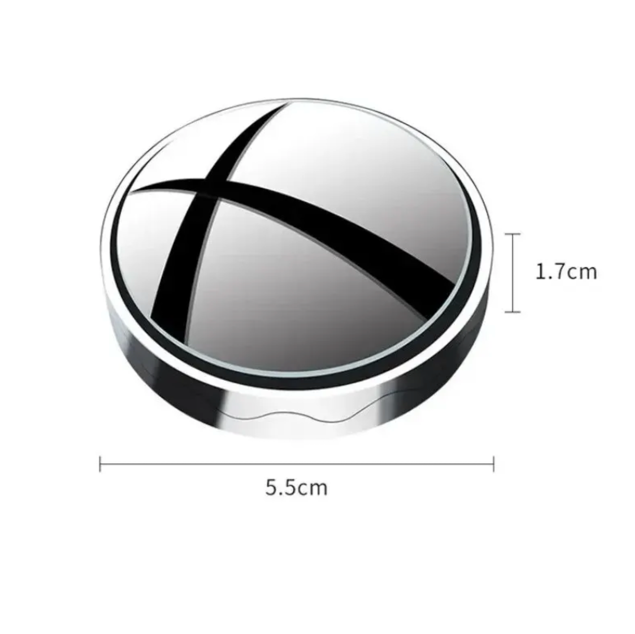 Car Blind Spot Rear View Mirror Wide Angle 360 Degree Adjustable Small Round Mirror Car Reverse Auxiliary Rearview Convex Mirror