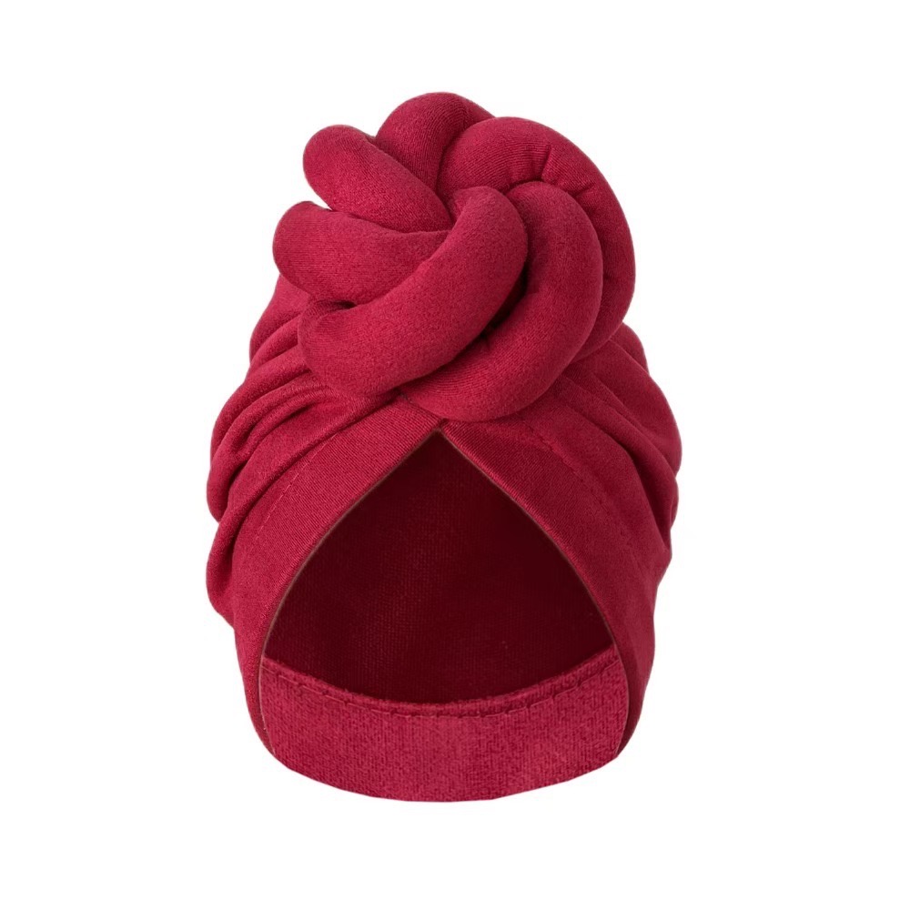 Women Turbans and Head Wraps, Women African Turban Flower Knot Pre-Tied Bonnet Beanie Cap Headwrap