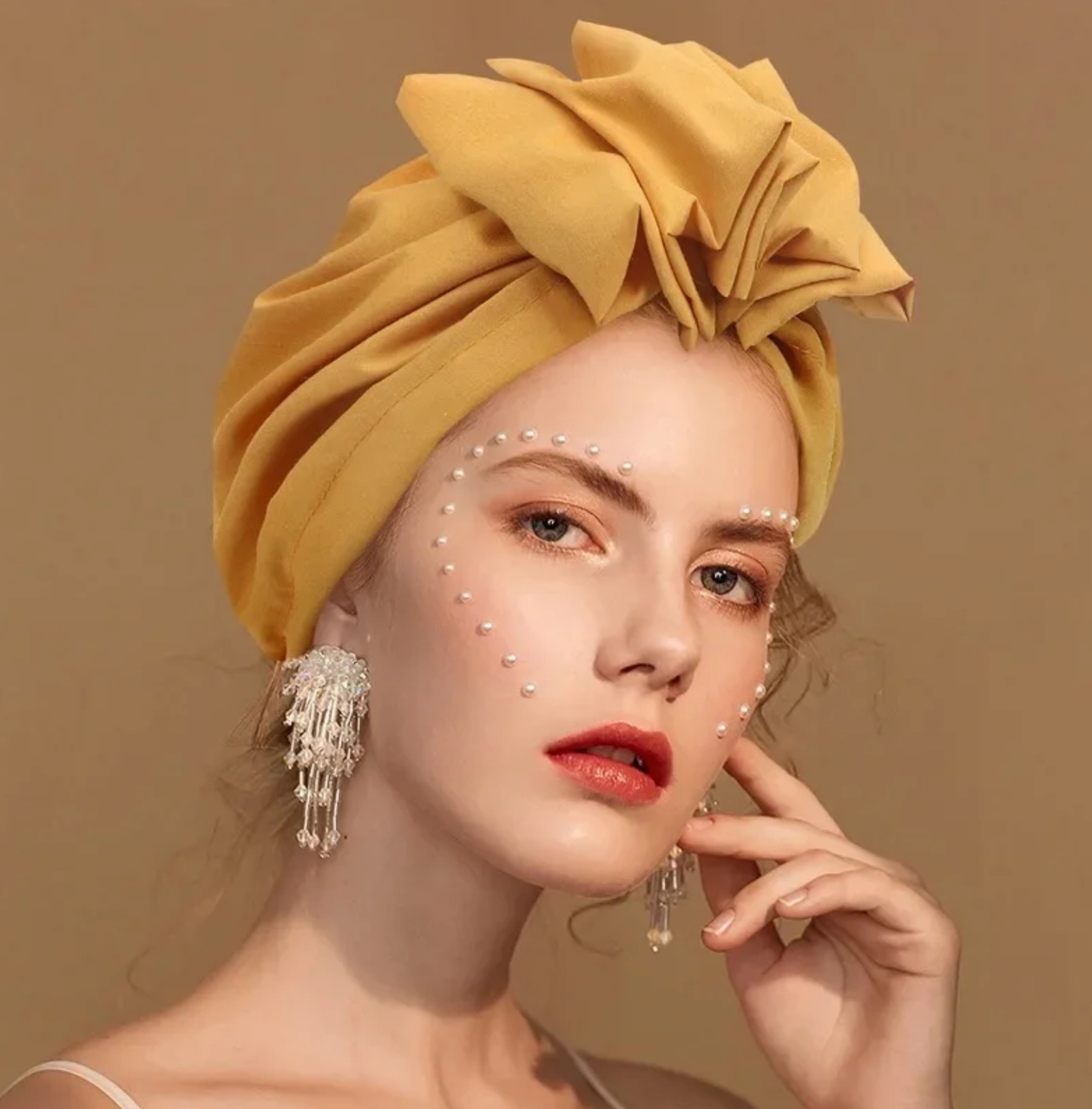 Bonnet Women Hat New Turban Fashion Headband French Retro Charming Bonnets European And American Pullover Cap For Girls Or Lady