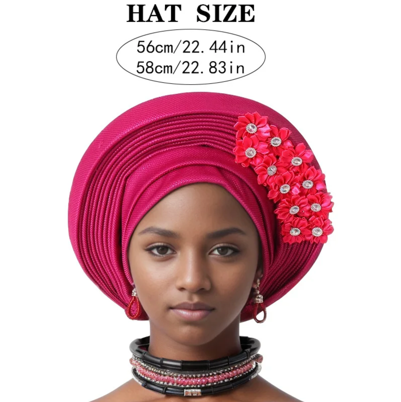 African Headtie Turban Nigerian Wedding Geles Aso Oke Fabric Muslim Headwear Gele Female Head Wraps Sego Headtie Auto Gele