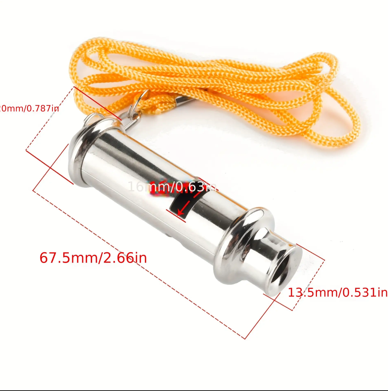 Whistle stainless steel high-frequency training whistle police traffic command outdoor pet training referee whistle