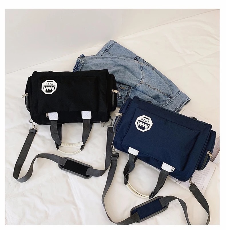 YIQI ENJOY Polyester Travel Bag Unisex Foldable Duffle Bag Organizers Large Capacity Travelling Gym Bags Bag Luggage Women WaterProof Handbags Traveller Bags
