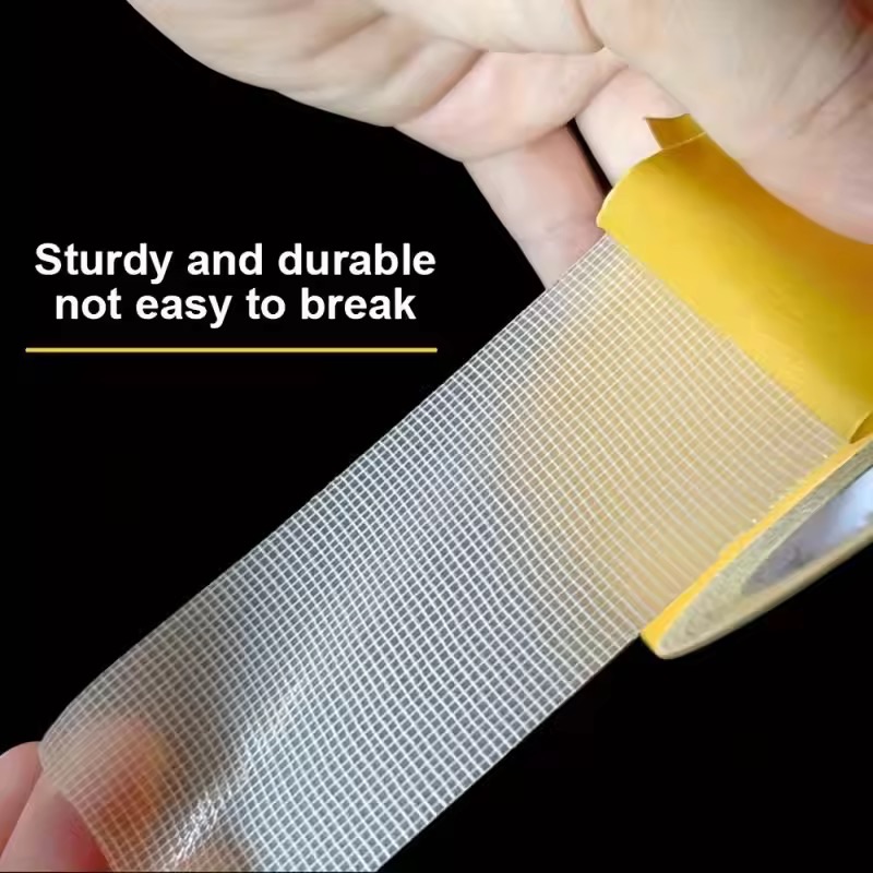 Fixation Bookbinding Extra strong Double Sided Adhesive Tape Thin Super Strong Heavy Mesh Waterproof Powerful Grid Carpet Tape