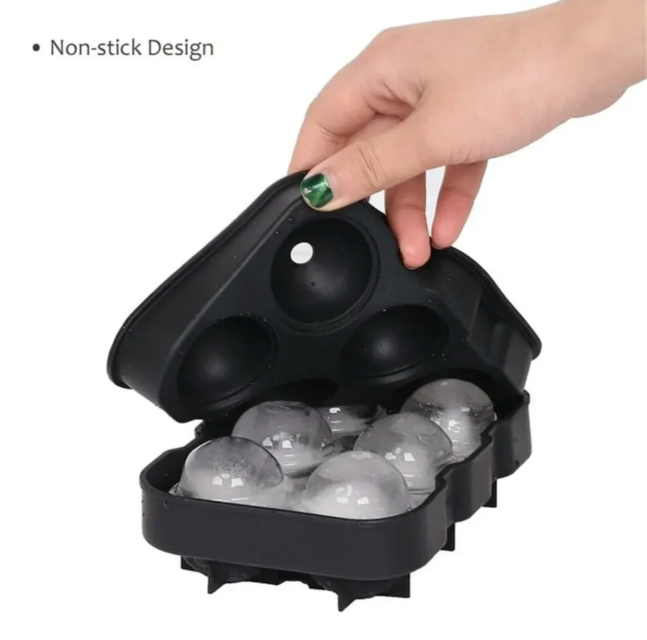6 GridsIce Cube Tray and 33Grids Round  Ice cube ice maker frozen mold Freezer Frozen ice box with lid silicone  ice tray ice cream mold ice maker