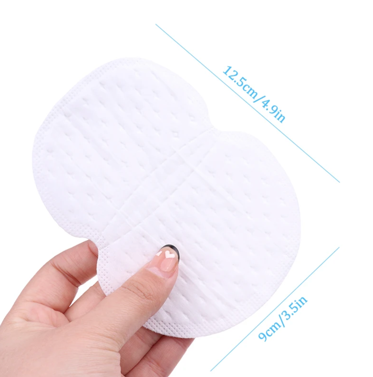 50Pcs Unisex Sweat Pads Summer Deodorants Underarm Anti Perspiration Sweat Pads Disposable Armpit Absorb Sweat Shield Pads