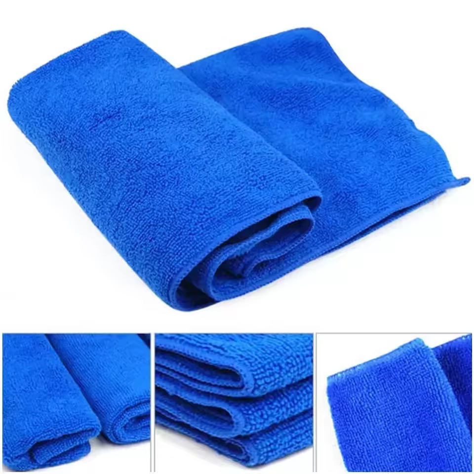 10PCS/ 20PCS Microfiber Towels Car Wash Drying Cloth Towel Household Cleaning Cloths Auto Detailing Polishing Cloth Home Clean Tools