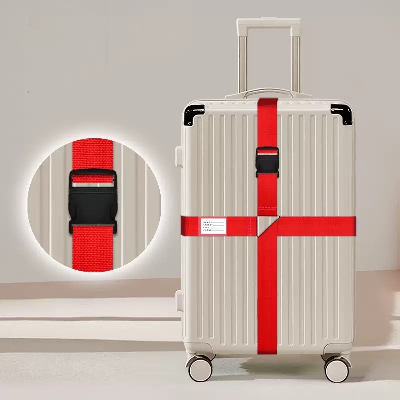 Adjustable Travel Suitcase Band Luggage Suitcase Rope Straps TSA Password Customs Lock Luggage Cross Belt Travel Accessories
