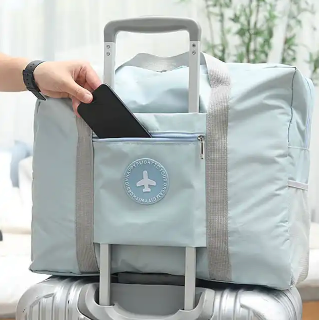 1PC-Travel Women Bag Outdoor Men Bags Folding Travel Storage Bag Small Fresh Travel Storage Bags Foldable Bag