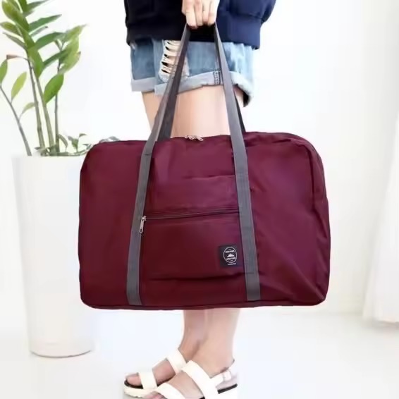 2024 Hot Sale  Nylon Foldable  Travel Waterproof Clothing Storage Bag Unisex Large Capacity Bag Luggage Women WaterProof Handbags Men Travel Bags