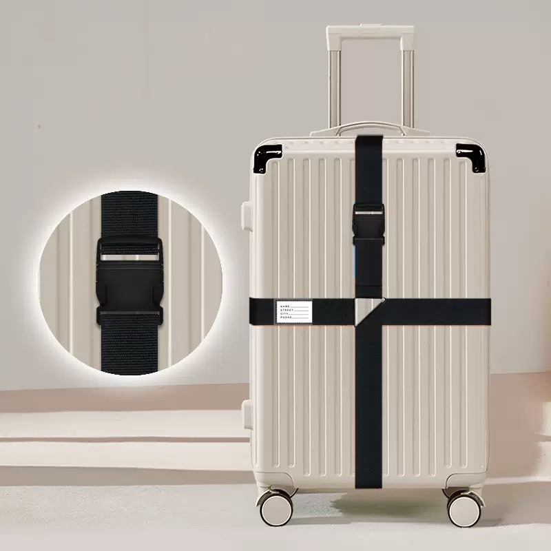 Adjustable Travel Suitcase Band Luggage Suitcase Rope Straps TSA Password Customs Lock Luggage Cross Belt Travel Accessories