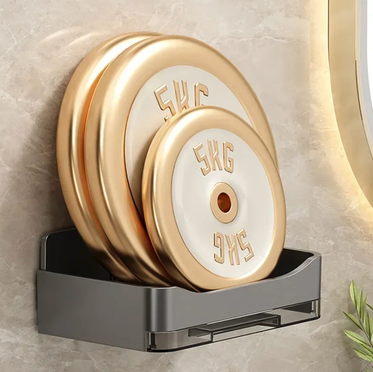 Wall-mounted Drain Soap Box Soap Holder Bathroom Wall Hanging Box Perforation-free Bathroom Soap Box Storage Rack