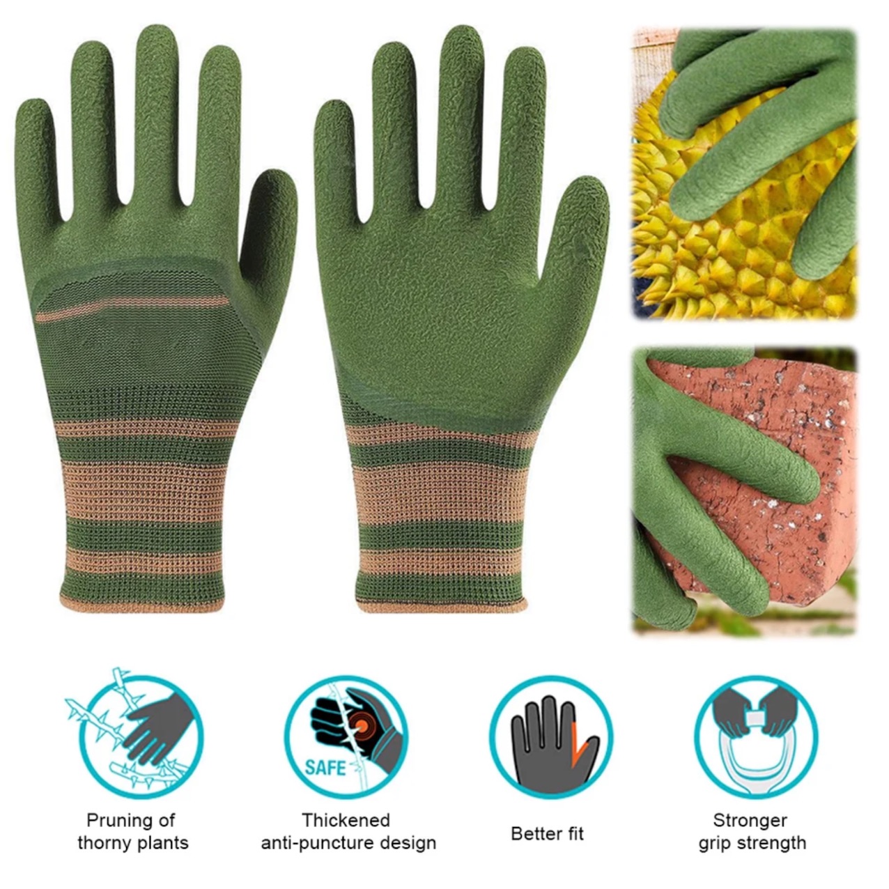 Gardening Gloves Thorn Proof Work Garden Gloves Breathable Garden Gloves Waterproof for Cactus Rose and Blackberry for Women/Men