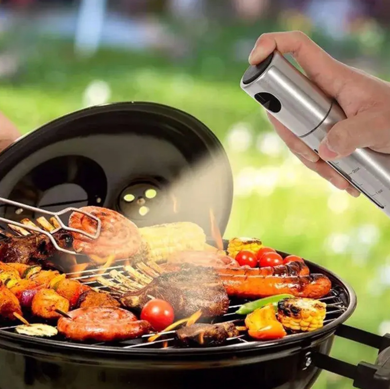 BBQ Baking Olive Oil Spray Bottle 304 Stainless Steel Oil Spray Bottle Vinegar Spray Bottles BQ Sprayer Seasoning Bottle Kitche