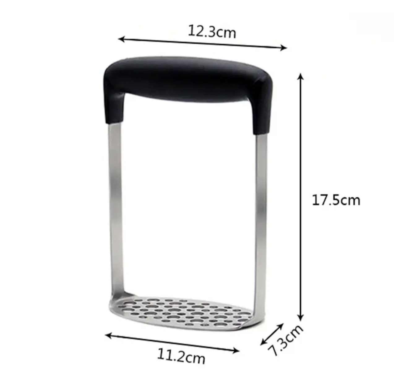 Stainless Steel Potato Pusher Pressed Potato Masher Ricer Puree Fruit Juice Maker Smooth Mashed Potatoes Crusher Kitchen Gadget