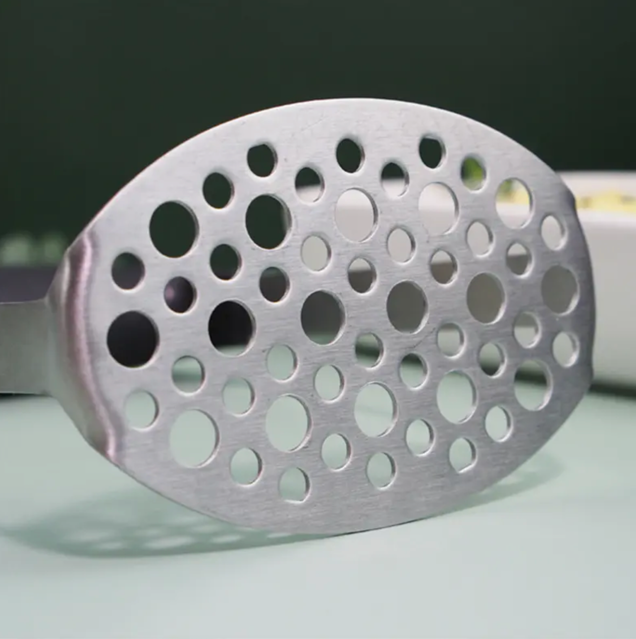 Stainless Steel Potato Pusher Pressed Potato Masher Ricer Puree Fruit Juice Maker Smooth Mashed Potatoes Crusher Kitchen Gadget