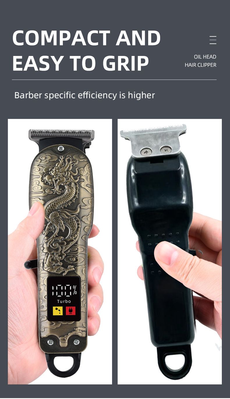 Household Electric Hair Clipper  Professional Hair Trimmer  Men's Electric Hair Cutting Tool Salon Carving Electric Clipper  Hair Care  Hair Cutting Tools