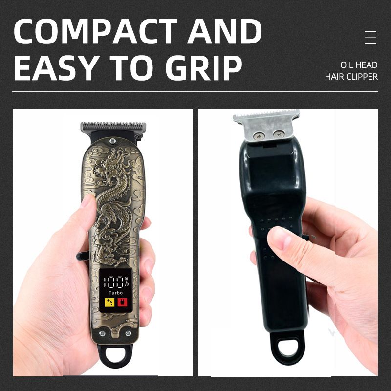 Household Electric Hair Clipper  Professional Hair Trimmer  Men's Electric Hair Cutting Tool Salon Carving Electric Clipper  Hair Care  Hair Cutting Tools