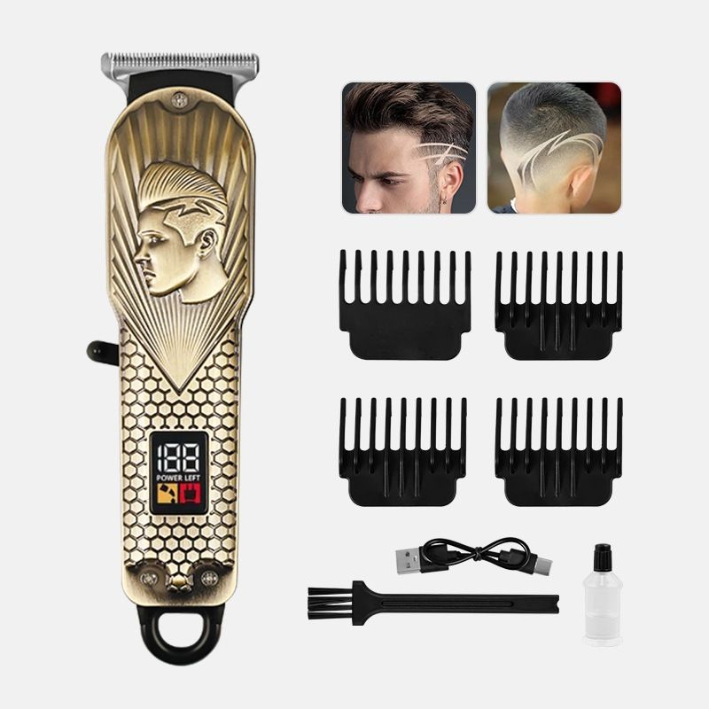 Household Electric Hair Clipper  Professional Hair Trimmer  Men's Electric Hair Cutting Tool Salon Carving Electric Clipper  Hair Care  Hair Cutting Tools