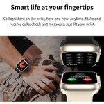 Smart watch Ultra 7 in1 Straps Bluetooth Call Heart rate Wireless Charging  Black