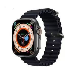 Smart watch Ultra 7 in1 Straps Bluetooth Call Heart rate Wireless Charging  Black