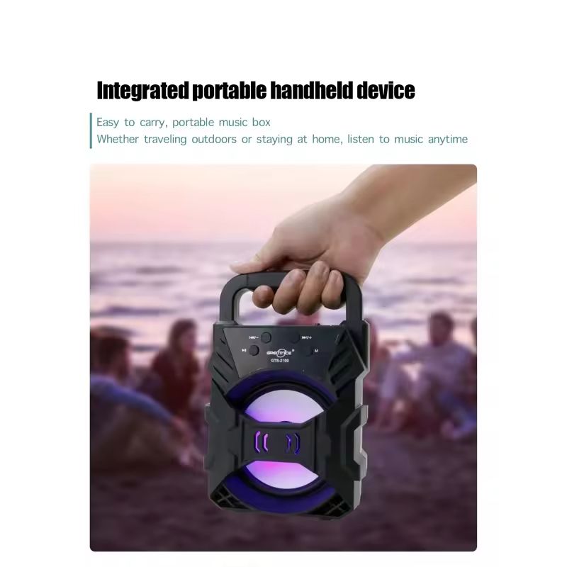 Bluetooth Speaker, Wireless Card Insertion, Small Speaker, Heavy Bass, Outdoor Home Portable, Black