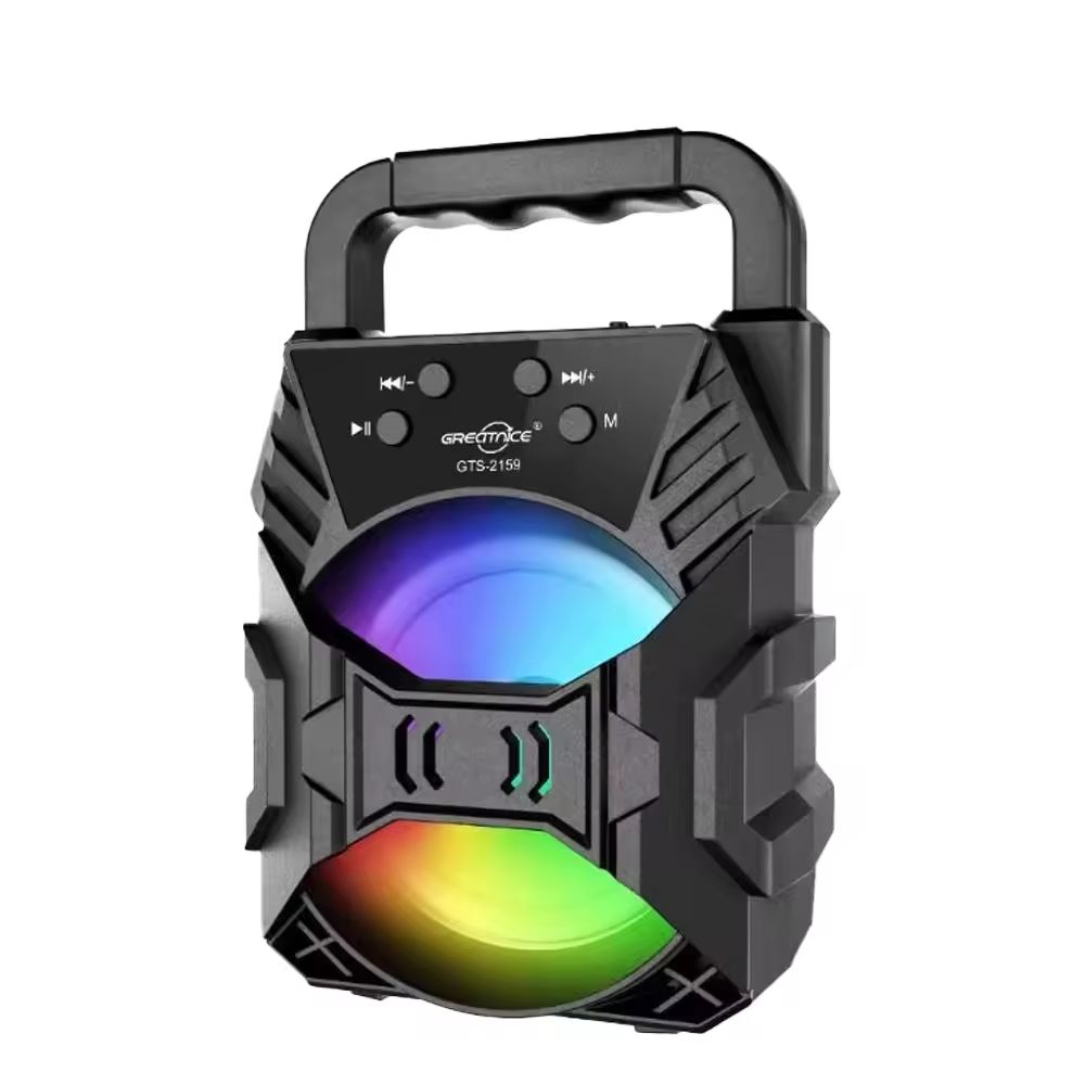 Bluetooth Speaker, Wireless Card Insertion, Small Speaker, Heavy Bass, Outdoor Home Portable, Black