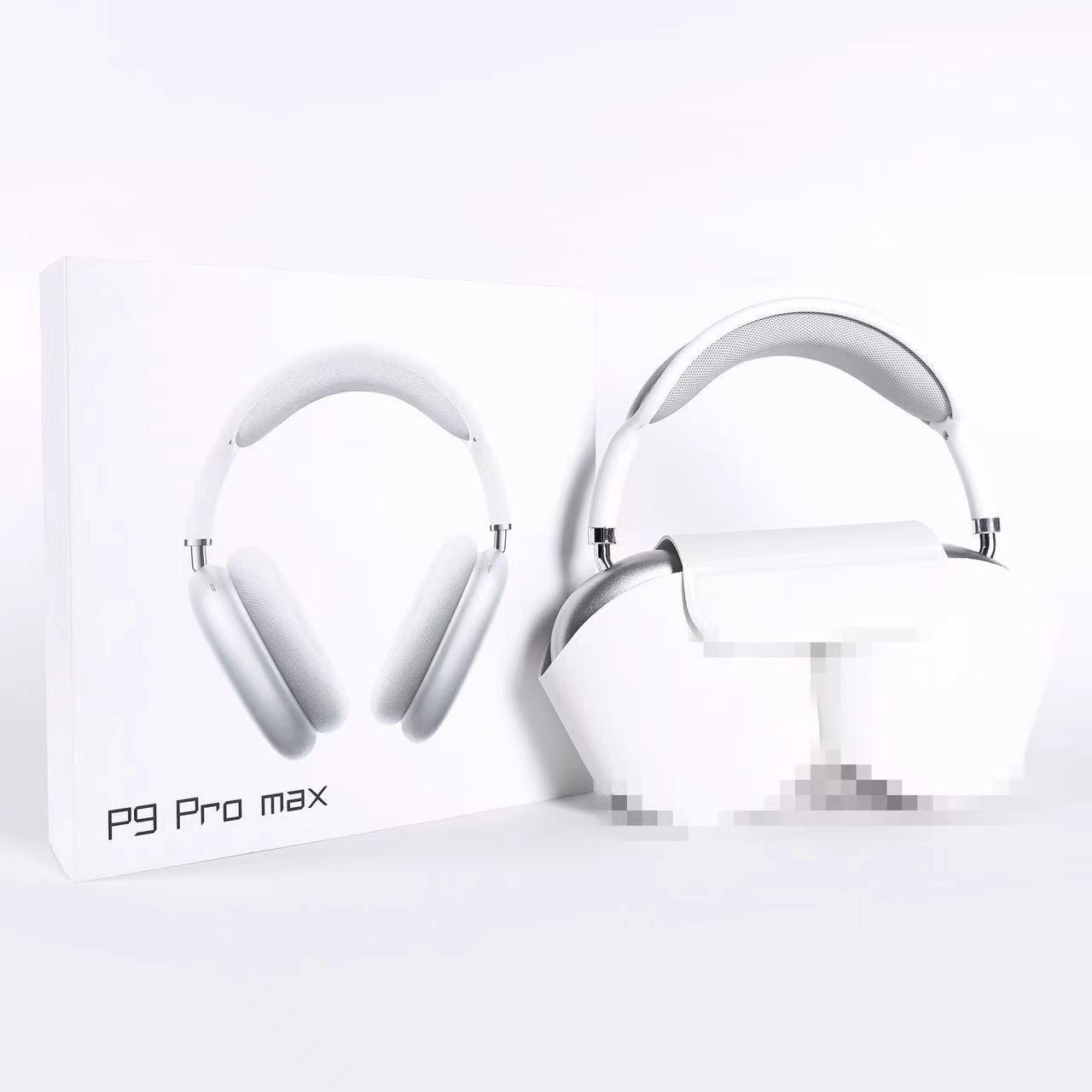 P9 Pro Max Head Mounted Bluetooth Earphones Stereo Type-C Interface With Protective Package Wireless Earphones Black